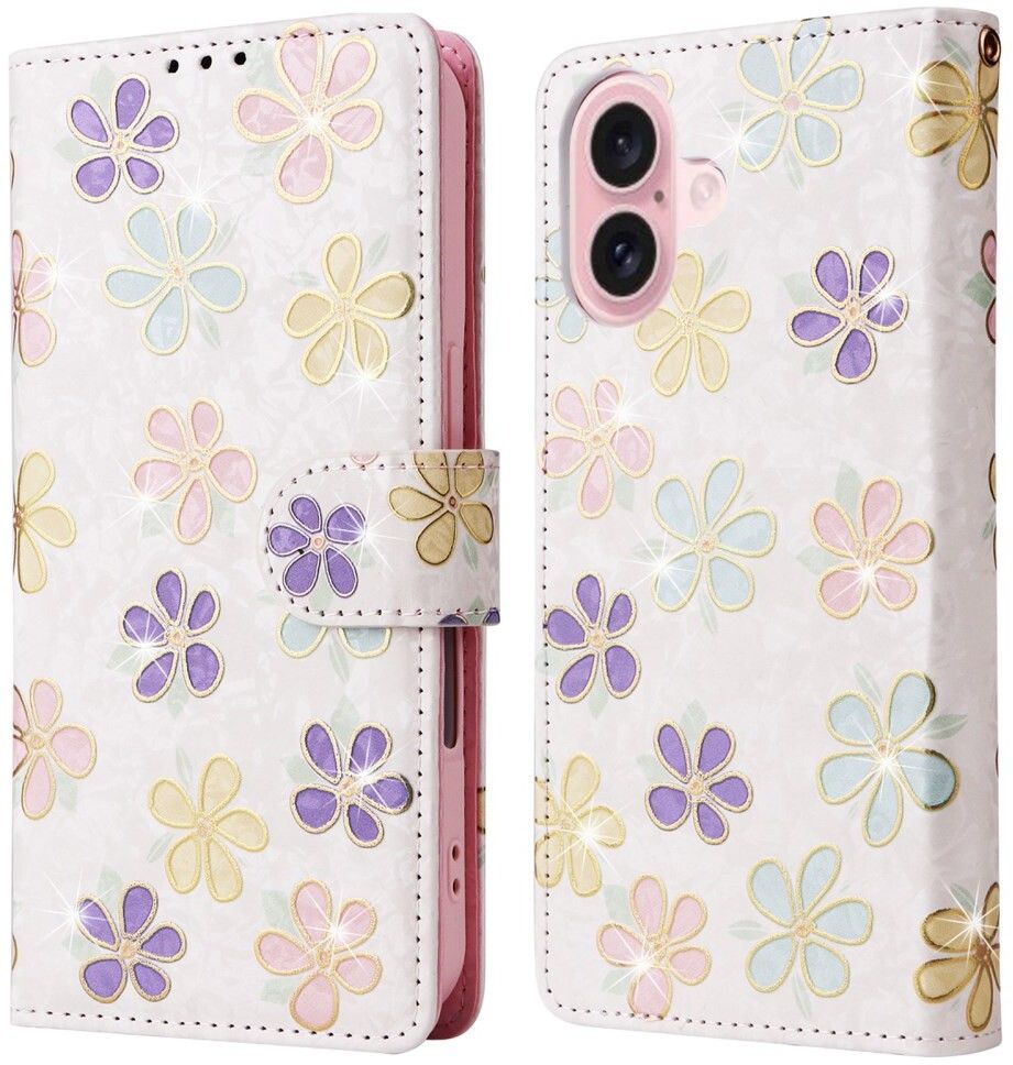 Trolsk Flower Power RFID Wallet (iPhone 16) | iPhone - iPhone 16 - Barntillbehör - Skal & fodral | AlltMobil