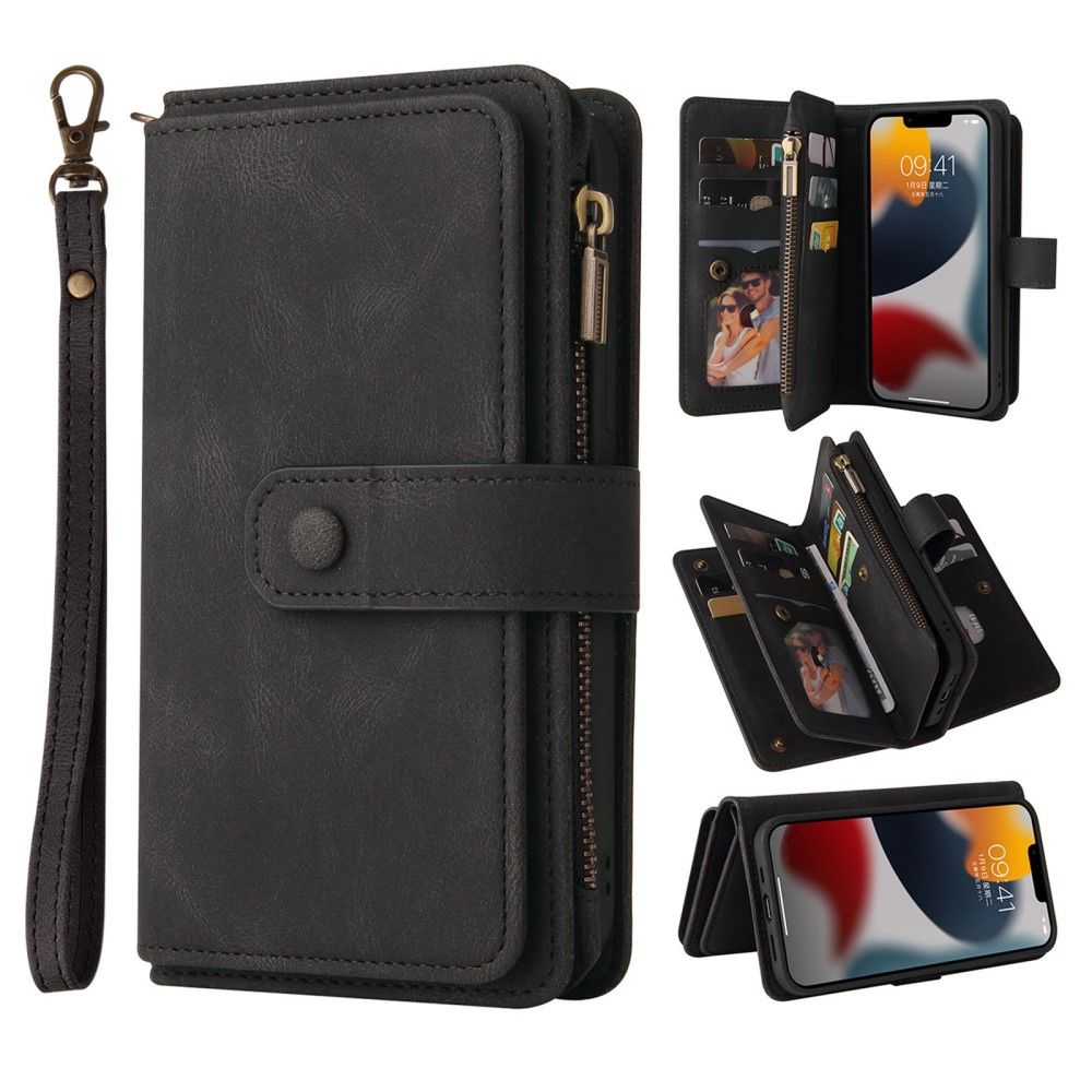 Trolsk Fodral med Kortfack (iPhone 15) - Svart | iPhone - iPhone 15 - Skal & fodral - Plånboksfodral | AlltMobil