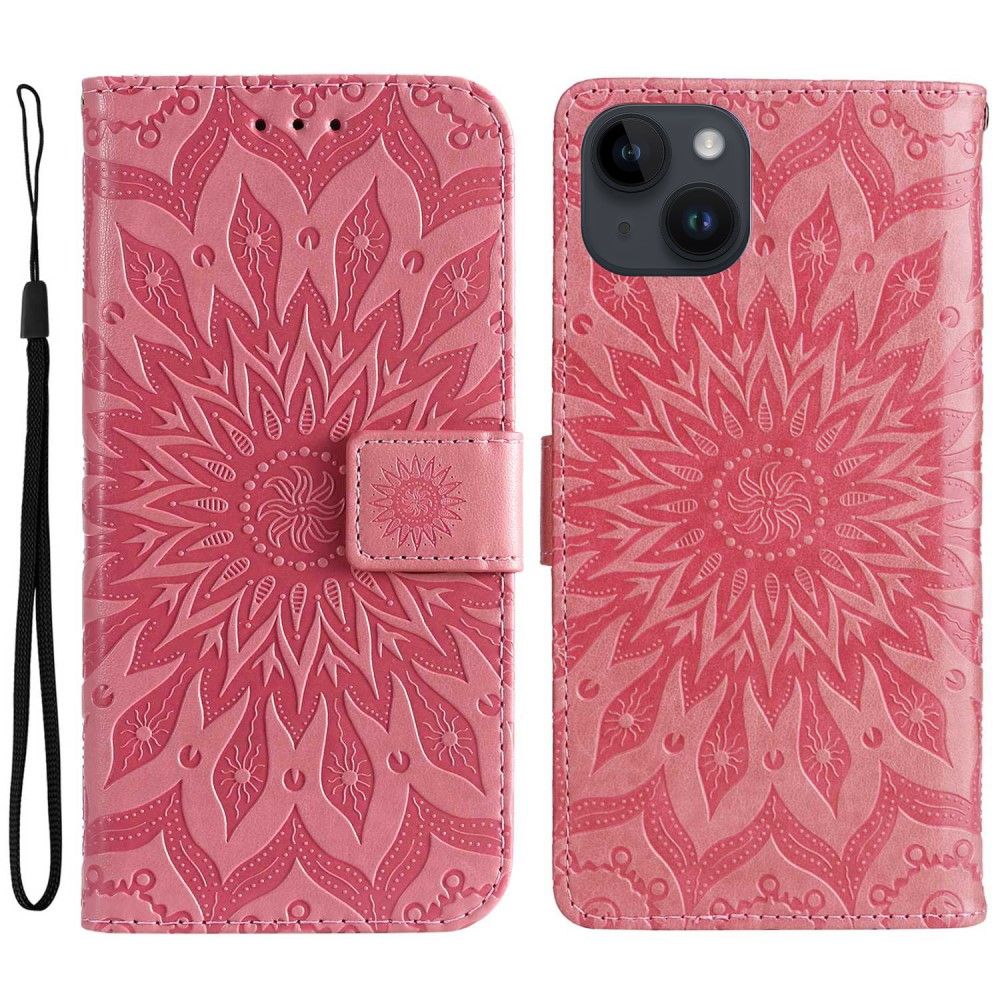 Trolsk Imprint Dahlia Flower Wallet