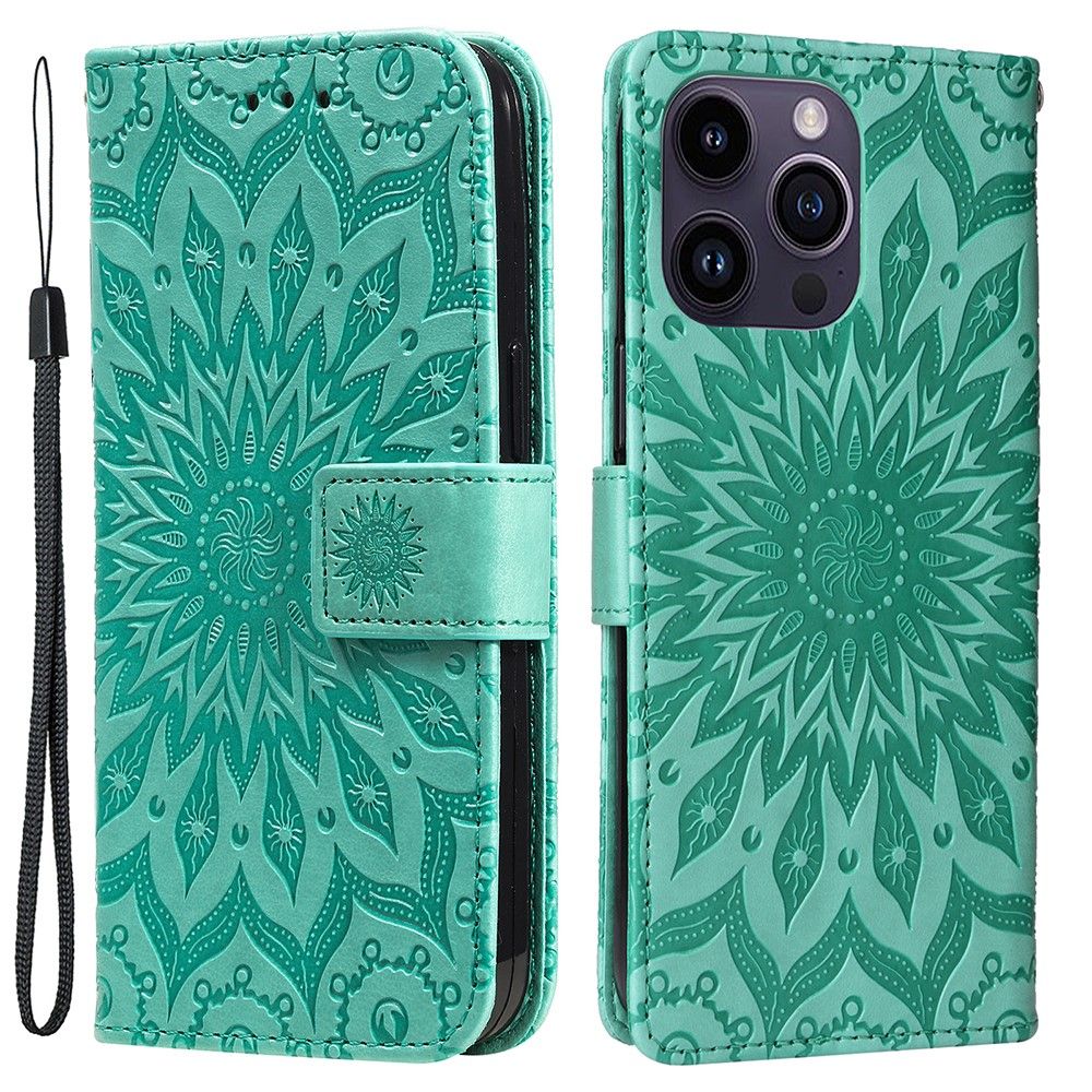 Trolsk Imprint Dahlia Flower Wallet