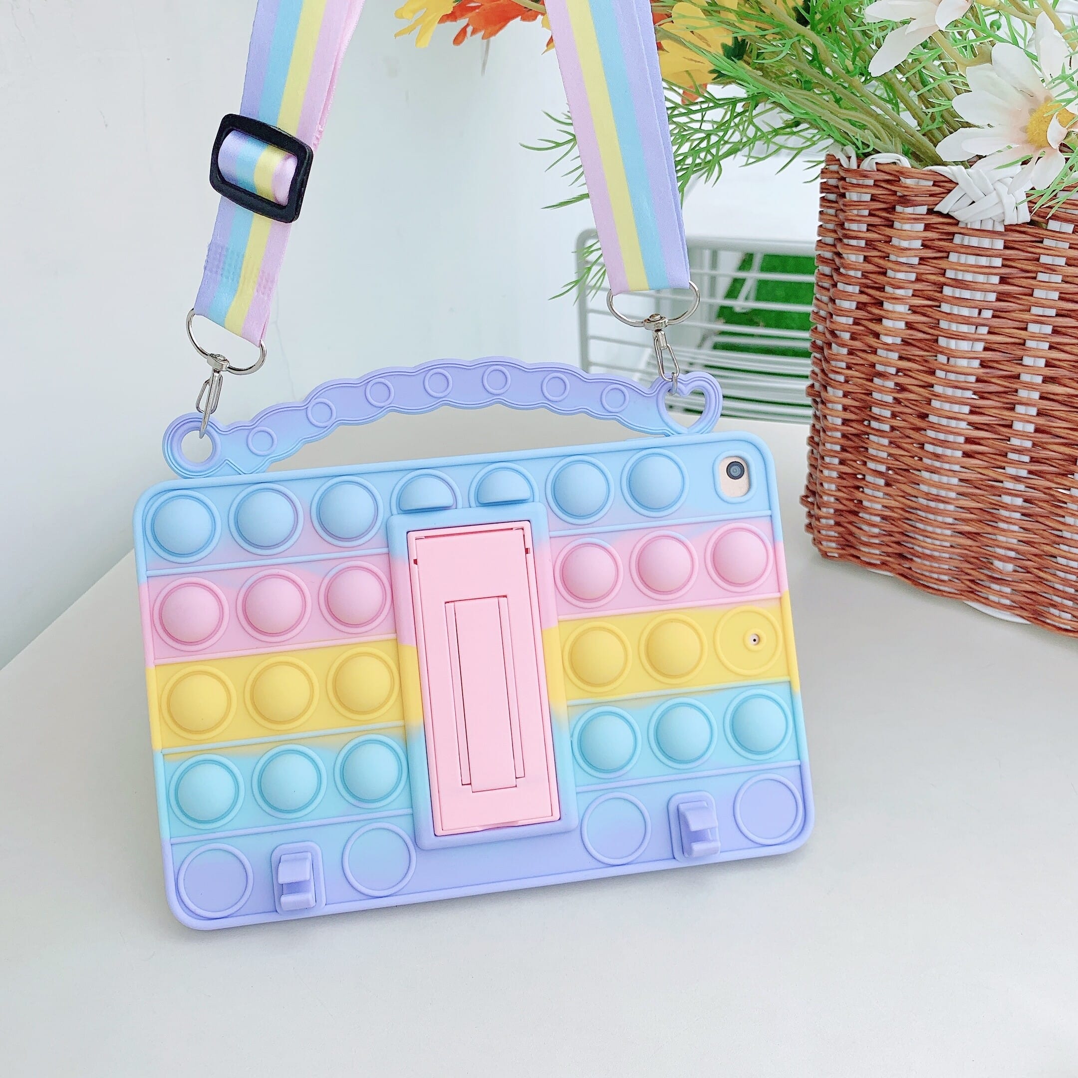Trolsk Kids Case with strap - Bubble Handle