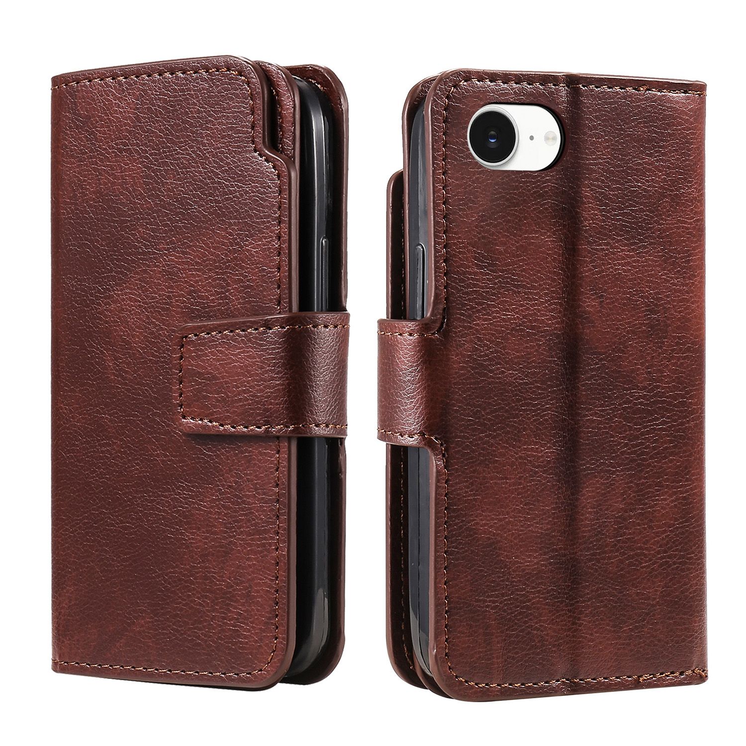 Trolsk Leather Wallet (iPhone 16e) - Svart |  | AlltMobil