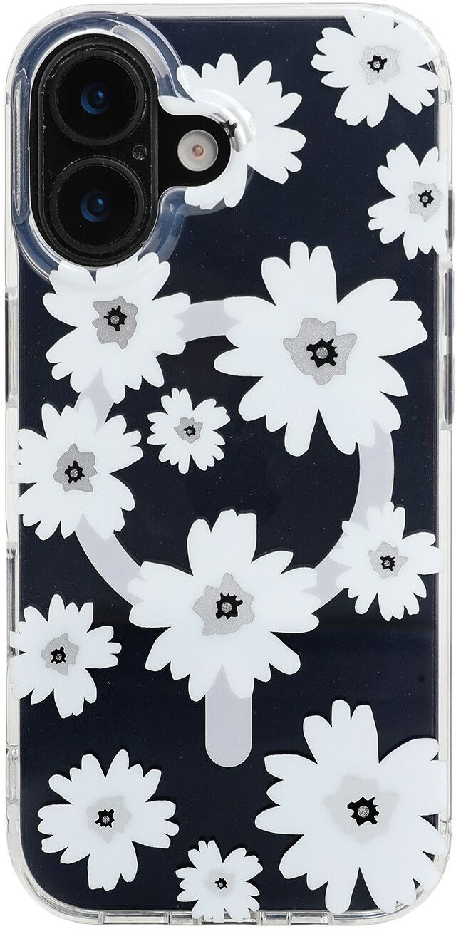 Trolsk Mobilskal med MagSafe - Vita Blommor (iPhone 17) | iPhone - iPhone 17 - Skal & fodral - MagSafe-skal | AlltMobil