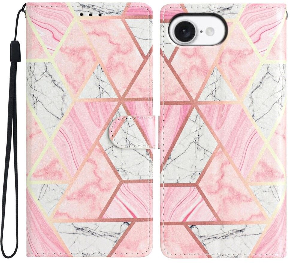 Trolsk Marble Triangle Wallet (iPhone 16e) | iPhone - iPhone 16e - Barntillbehör - Skal & fodral | AlltMobil