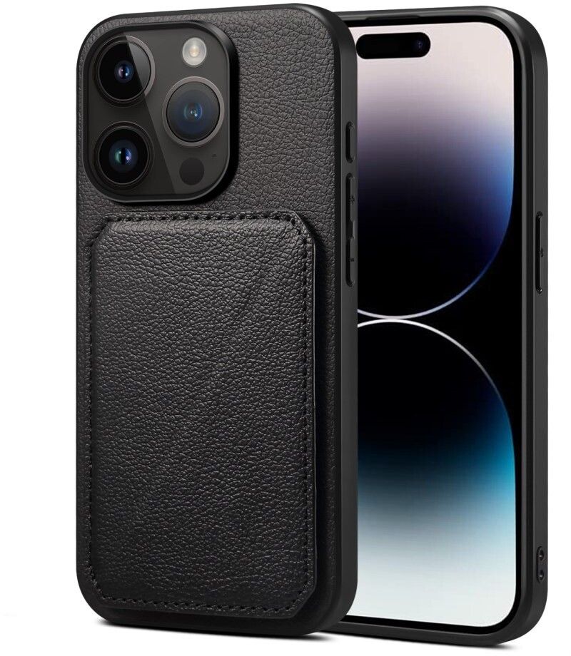 Trolsk Mobilskal med Kortfack & Stativ (iPhone 15 Pro Max) | iPhone - iPhone 15 Pro Max - Skal & fodral - Läderfodral | AlltMobil