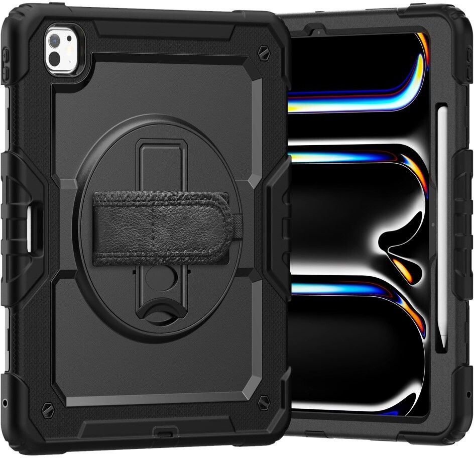 Trolsk Multi-function Case (iPad Pro 13 (2024-2025)) - Svart | iPad - iPad Pro 13 (2024-2025) - Barntillbehör - Skal & fodral | AlltMobil