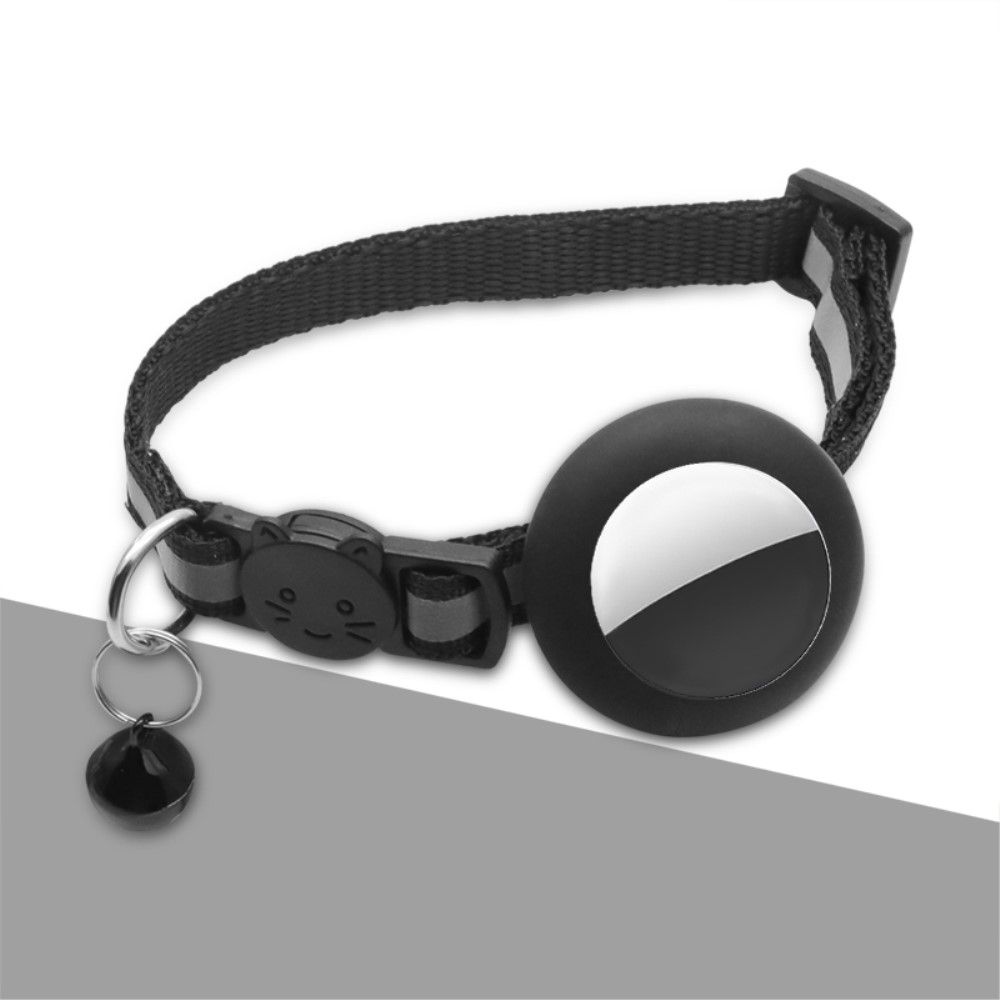 Trolsk Pet Collar with Silicone Case (AirTag) - Svart |  | AlltMobil