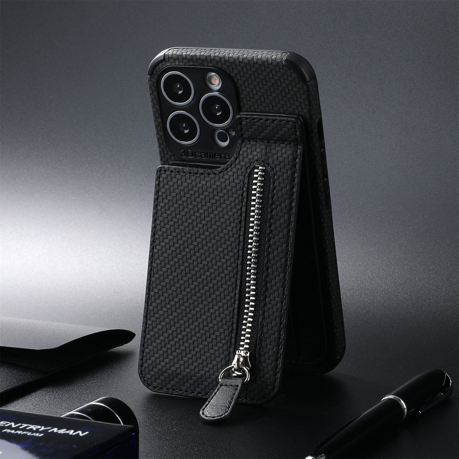 Trolsk Plånboksskal med Magnet (iPhone 15 Plus) - Svart | iPhone - iPhone 15 Plus - Skal & fodral - Plånboksfodral | AlltMobil