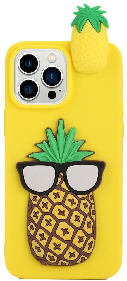 Trolsk Roligt Skal - Ananas (iPhone 15 Pro Max) | iPhone - iPhone 15 Pro Max - Barntillbehör - Skal & fodral | AlltMobil