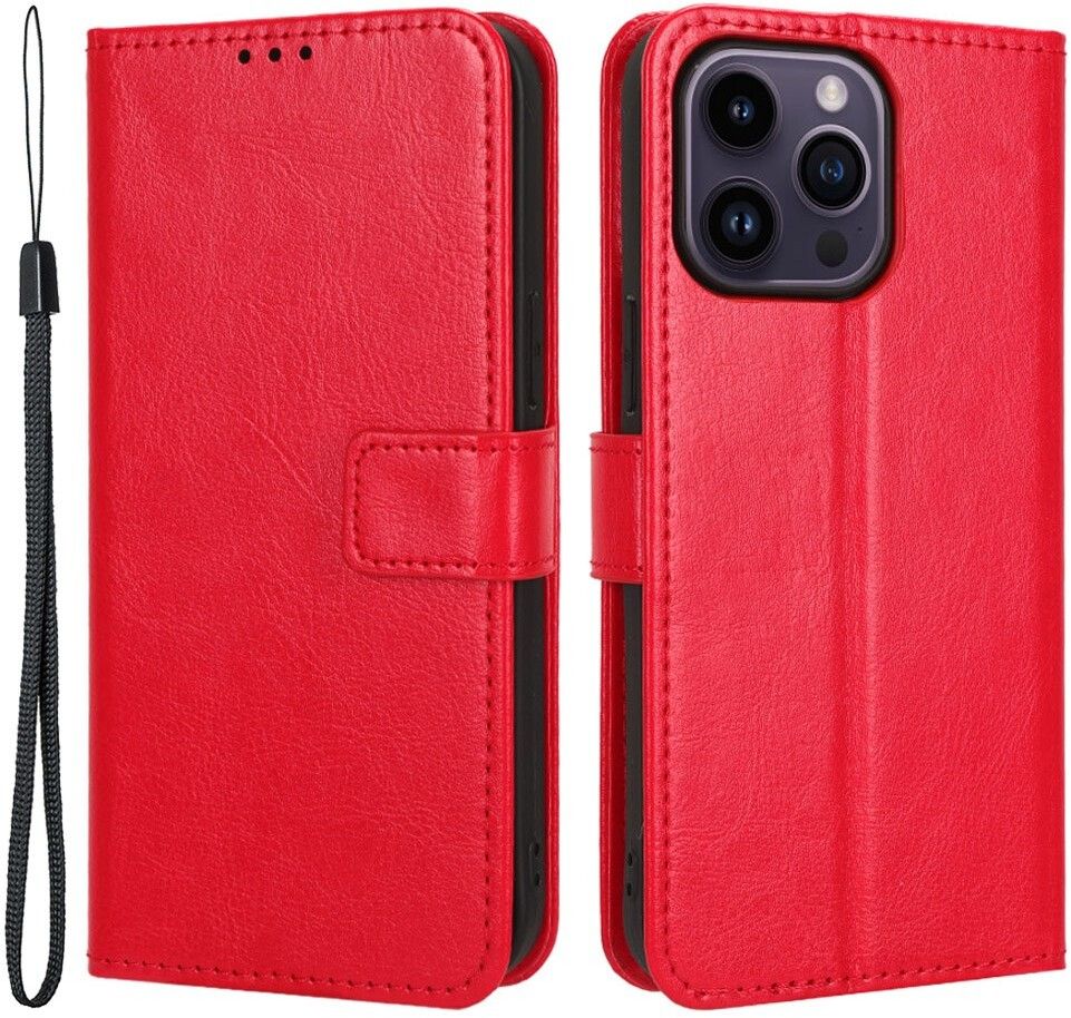 Trolsk Rött Fodral (iPhone 15 Pro) | iPhone - iPhone 15 Pro - Skal & fodral - Läderfodral | AlltMobil