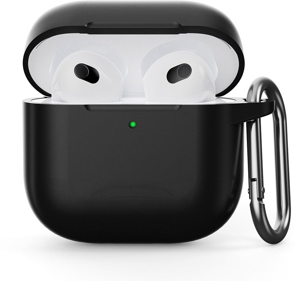 Trolsk Silicone Hang Case (AirPods 4) - Svart | AirPods - AirPods 4 - Fodral - Silikon - TPU | AlltMobil