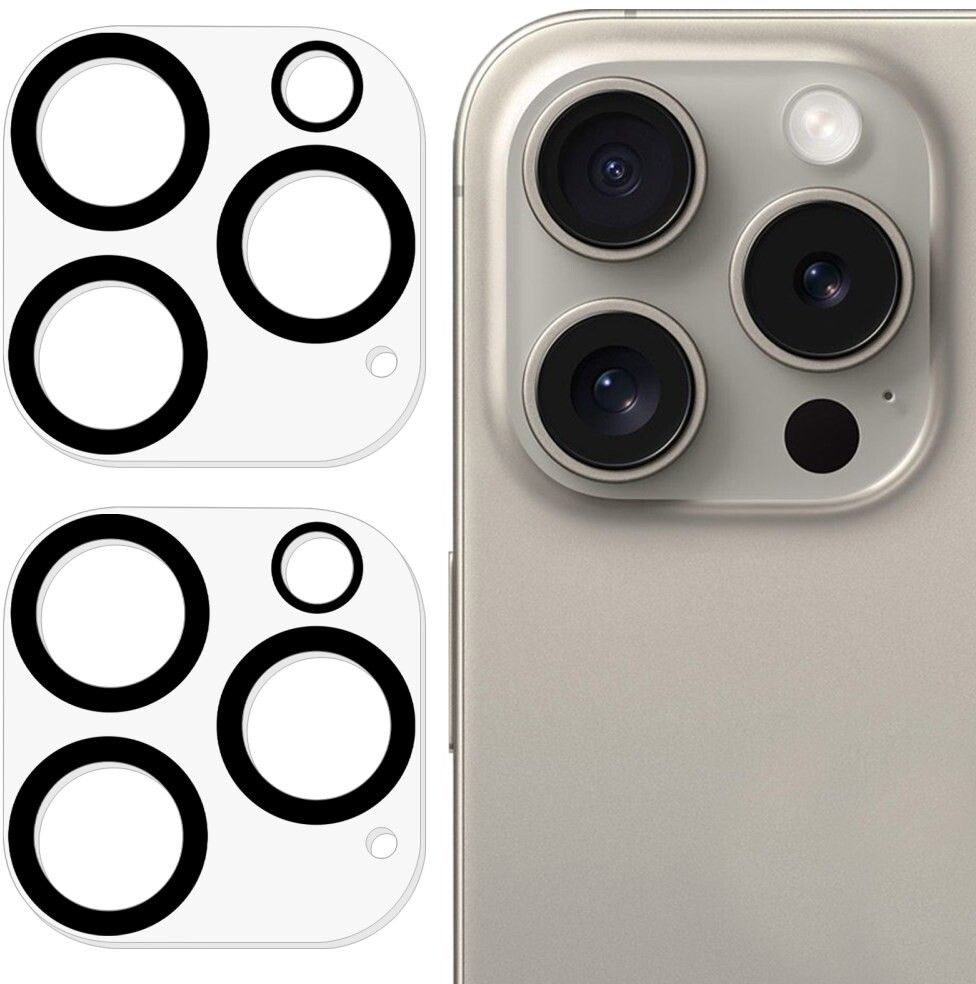 Trolsk Silk Camera Protection - 2-pack (iPhone 16 Pro/16 Pro Max) | iPhone - iPhone 16 Pro - Skal & fodral - Kameraskydd | AlltMobil