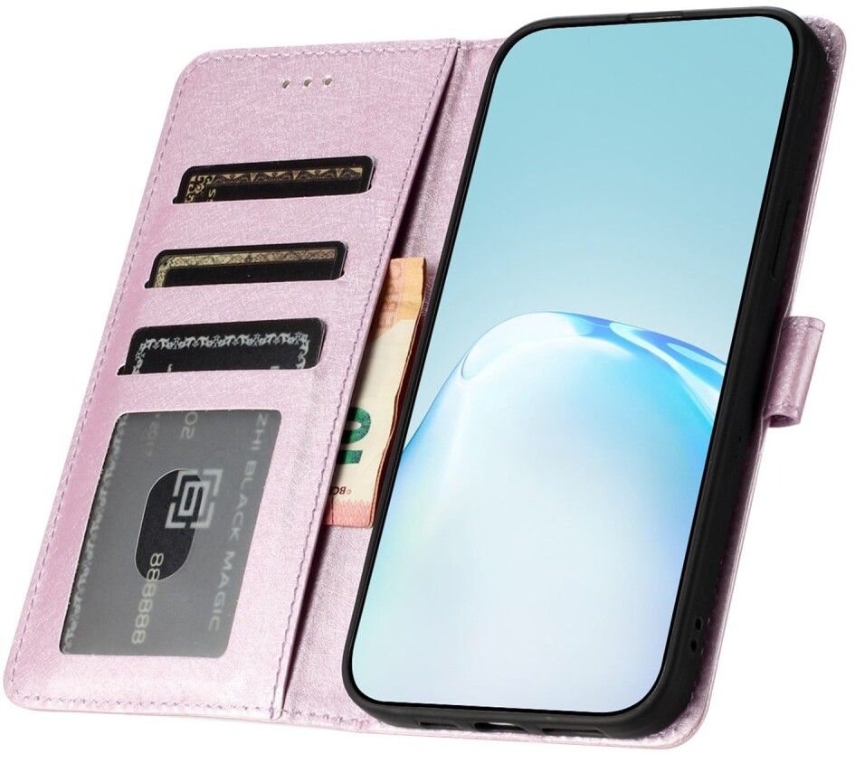 Trolsk Silky Wallet (iPhone 16) - Rosa | iPhone - iPhone 16 - Skal & fodral - Läderfodral | AlltMobil