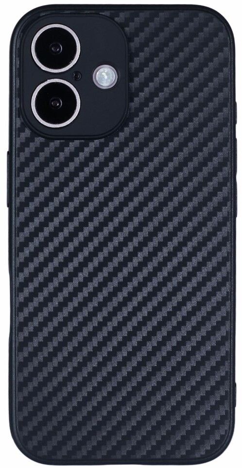 Trolsk Skal med Kolfibermönster (iPhone 16) | iPhone - iPhone 16 - Skal & fodral - Silikon - TPU | AlltMobil