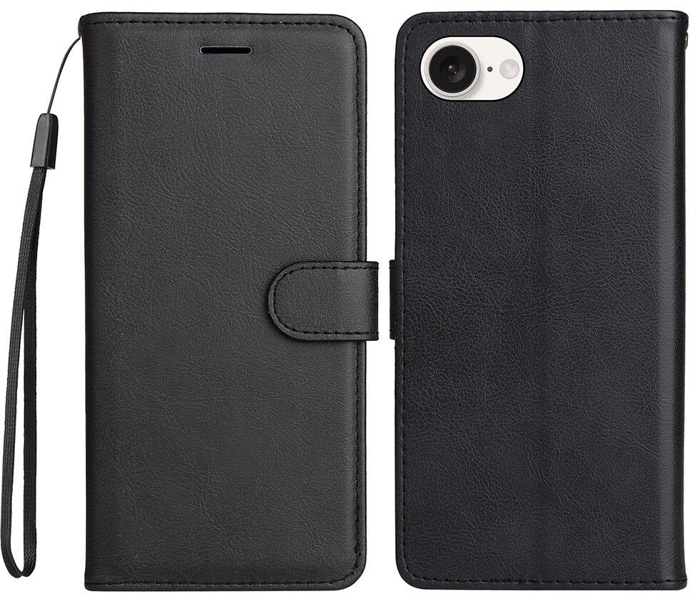 Trolsk Smalt Plånboksfodral (iPhone 16e) - Svart | iPhone - iPhone 16e - Skal & fodral - Läderfodral | AlltMobil