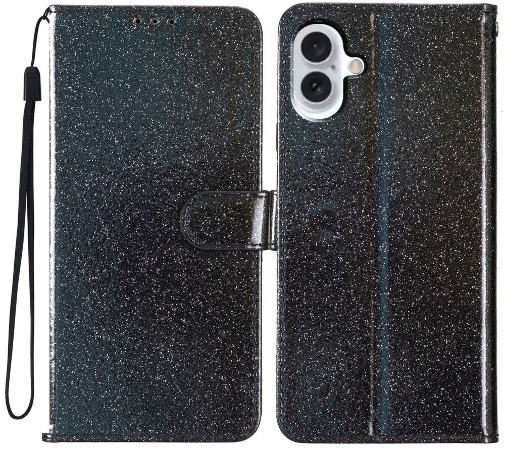 Trolsk Sparkle Wallet (iPhone 16 Plus) - Svart | iPhone - iPhone 16 Plus - Skal & fodral - Läderfodral | AlltMobil