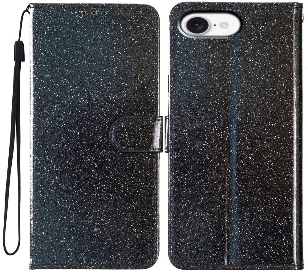 Trolsk Sparkle Wallet (iPhone 16e) - Svart | iPhone - iPhone 16e - Barntillbehör - Skal & fodral | AlltMobil