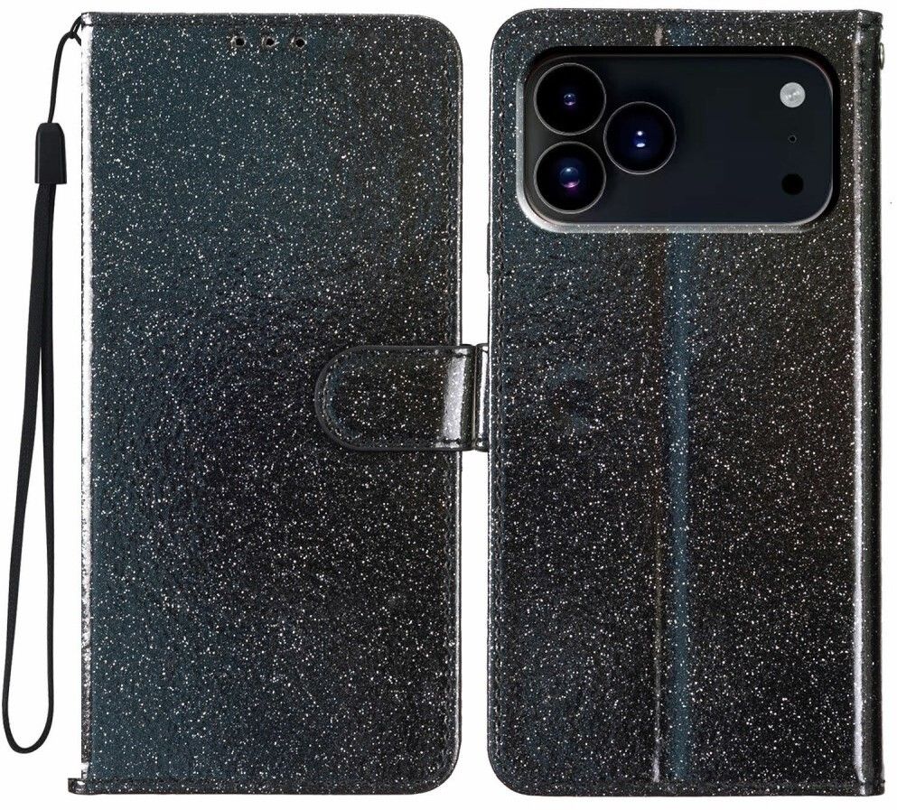 Trolsk Sparkle Wallet (iPhone 17 Pro) - Svart | iPhone - iPhone 17 Pro - Skal & fodral - Läderfodral | AlltMobil