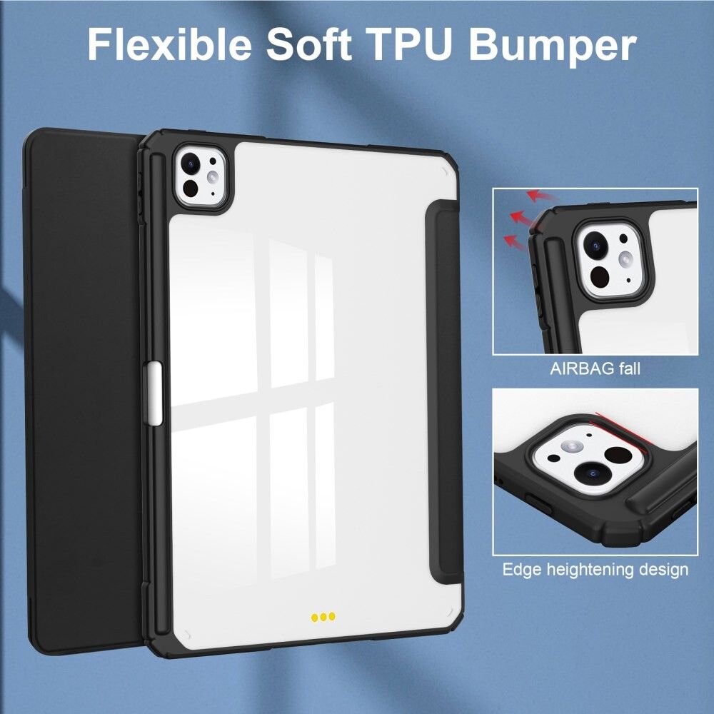 Trolsk Stativfodral med Pennförvaring (iPad Pro 11 (2024-2025)) - Svart | iPad - iPad Pro 11 (2024-2025) - Skal & fodral - Fodral | AlltMobil