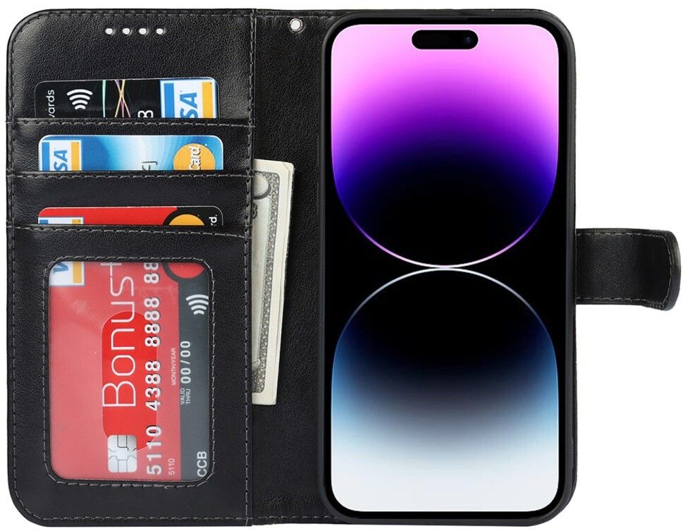 Trolsk Svart iPhonefodral (iPhone 14 Pro) | iPhone - iPhone 14 Pro - Skal & fodral - Läderfodral | AlltMobil