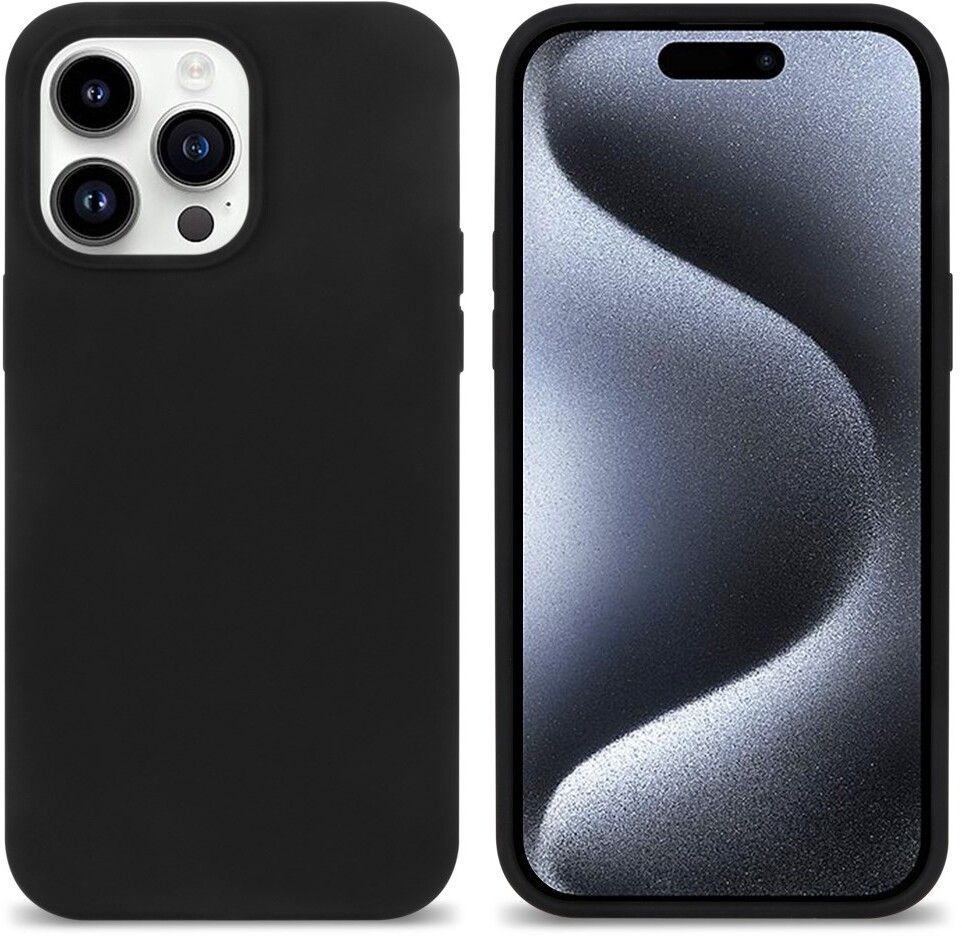 Trolsk Svart Silikonskal (iPhone 15 Pro) | iPhone - iPhone 15 Pro - Skal & fodral - Silikon - TPU | AlltMobil