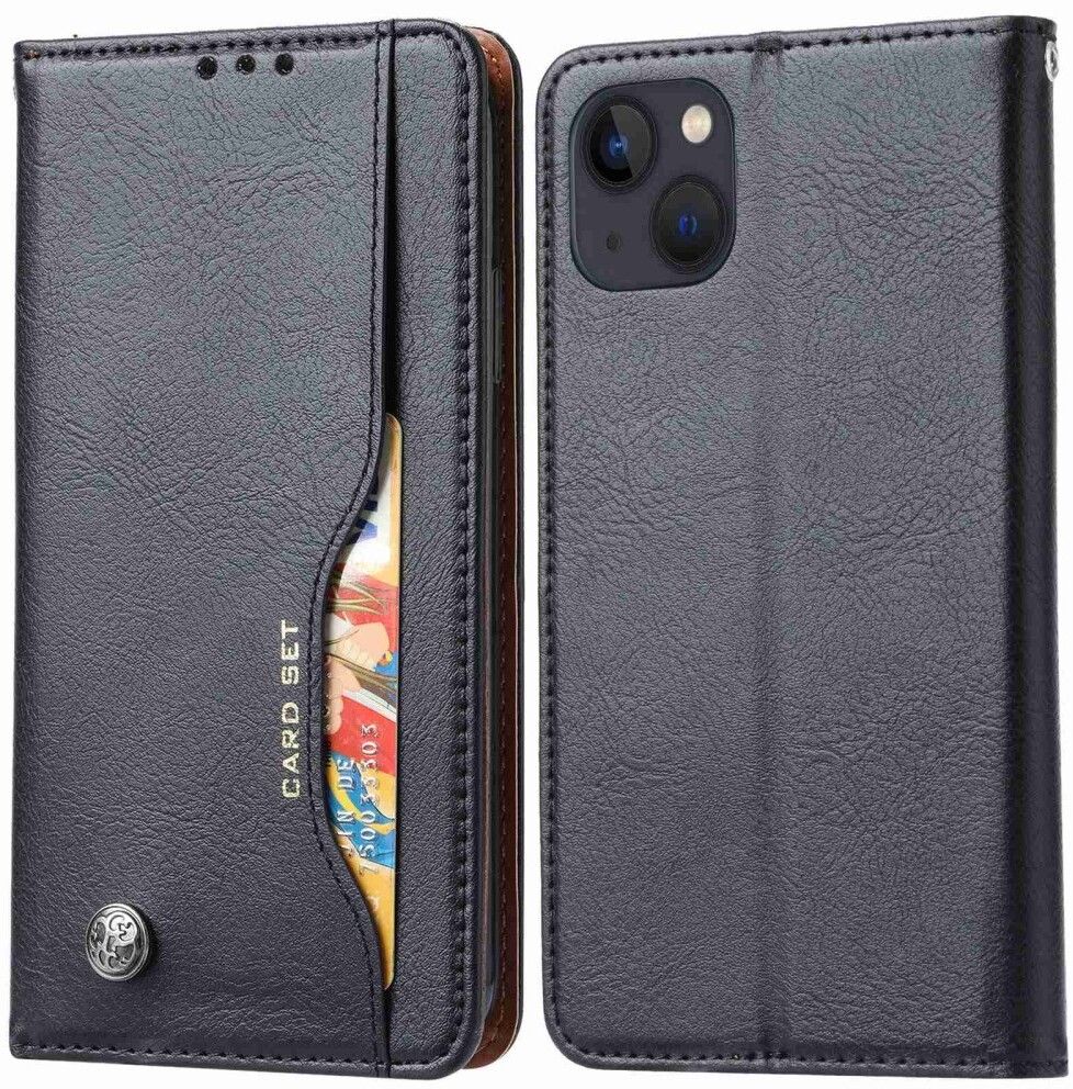 Trolsk Svart Telefonfodral (iPhone 14) | iPhone - iPhone 14 - Fodral - Läderfodral | AlltMobil