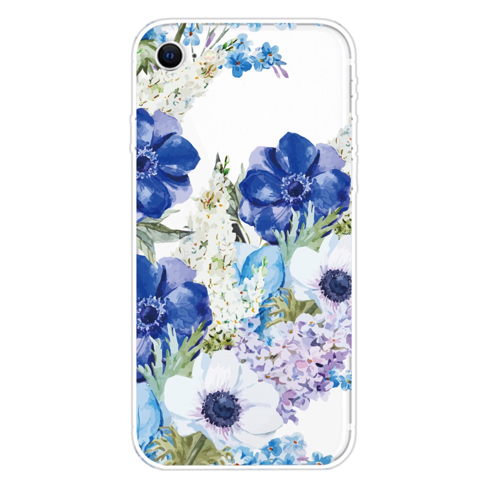 Trolsk TPU Back Case - Blue Flowers