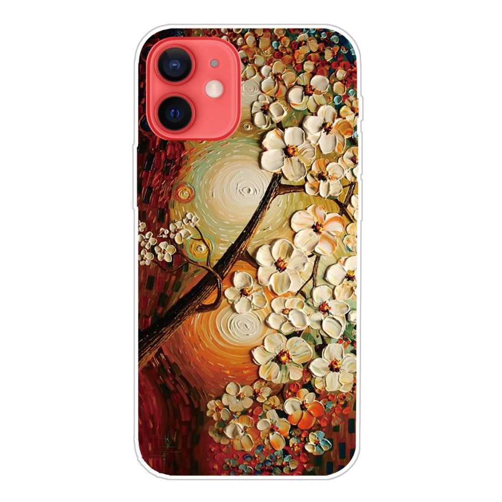Trolsk TPU Back Case - Flower Painting