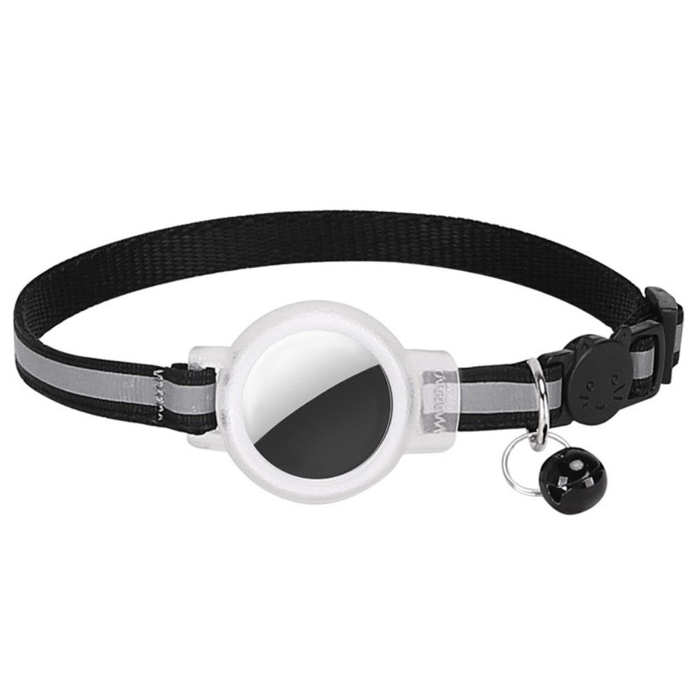 Trolsk Tunt Djurhalsband (AirTag) - Svart/transparent |  | AlltMobil