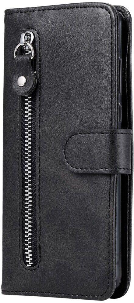 Trolsk Zipper Wallet (iPhone 16 Pro) - Svart | iPhone - iPhone 16 Pro - Skal & fodral - Läderfodral | AlltMobil