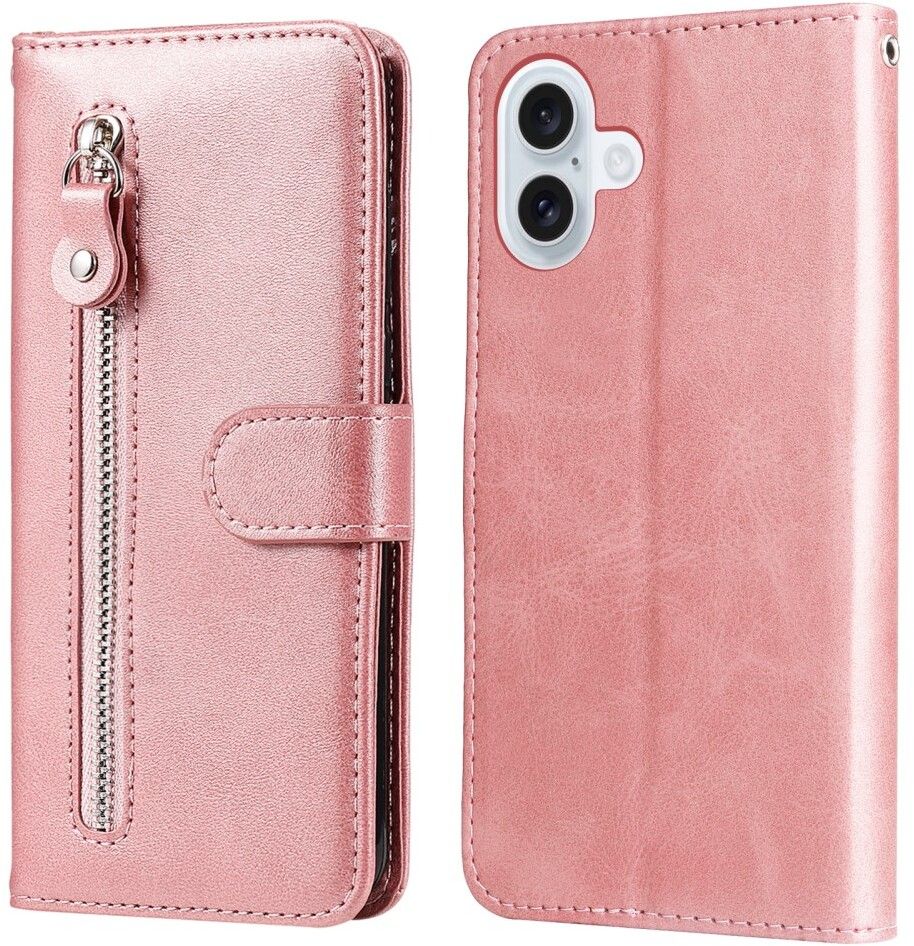 Trolsk Zipper Wallet (iPhone 17) - Svart | iPhone - iPhone 17 - Skal & fodral - Läderfodral | AlltMobil