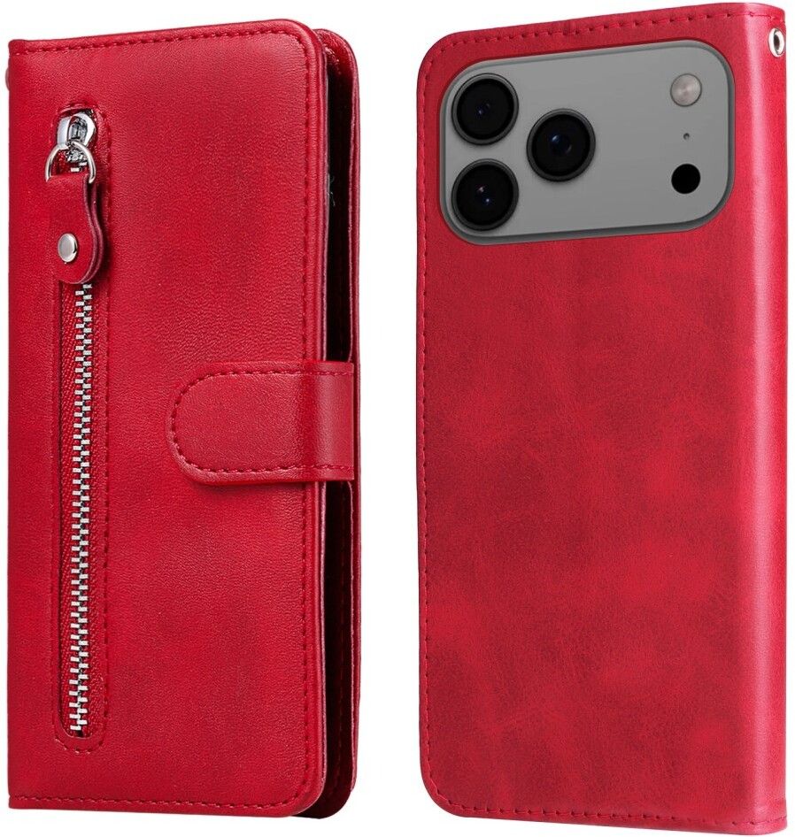 Trolsk Zipper Wallet (iPhone 17 Pro Max) - Svart | iPhone - iPhone 17 Pro Max - Skal & fodral - Läderfodral | AlltMobil