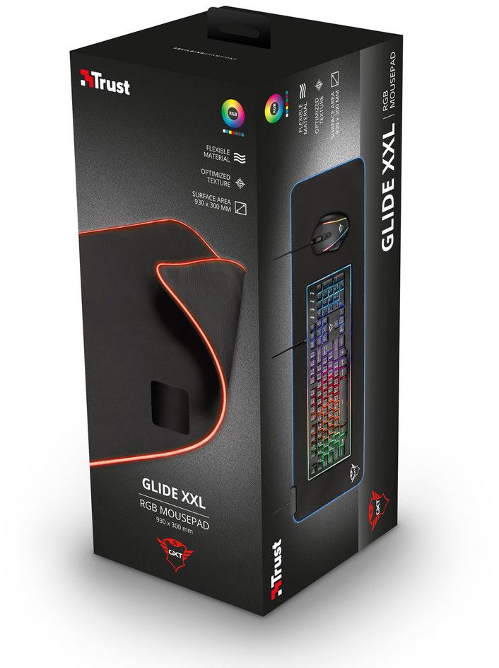 Trust GXT 764 GlideFlex Flexible RGB Mouse Pad XXL