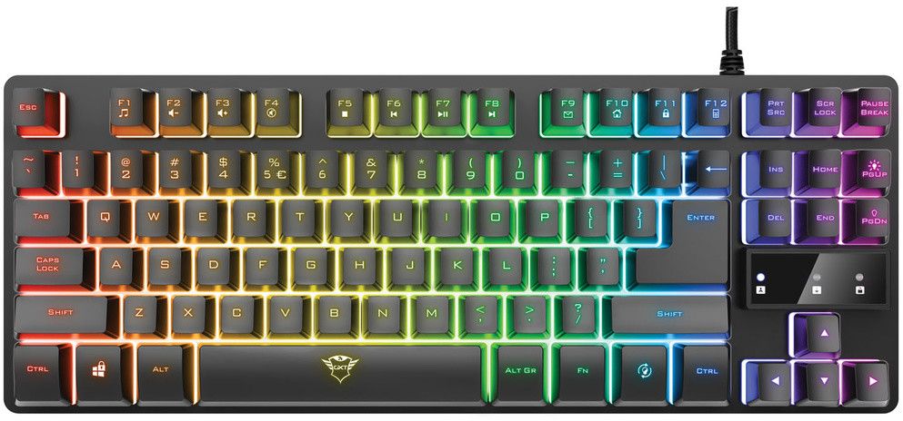 Trust GXT 833 Gaming Thado Keyboard TKL RGB