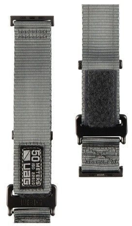 UAG Active Strap LE (Watch 49/46/45/44/42mm) - Grå | Apple Watch - Series 6 - 44 mm - Armband | AlltMobil
