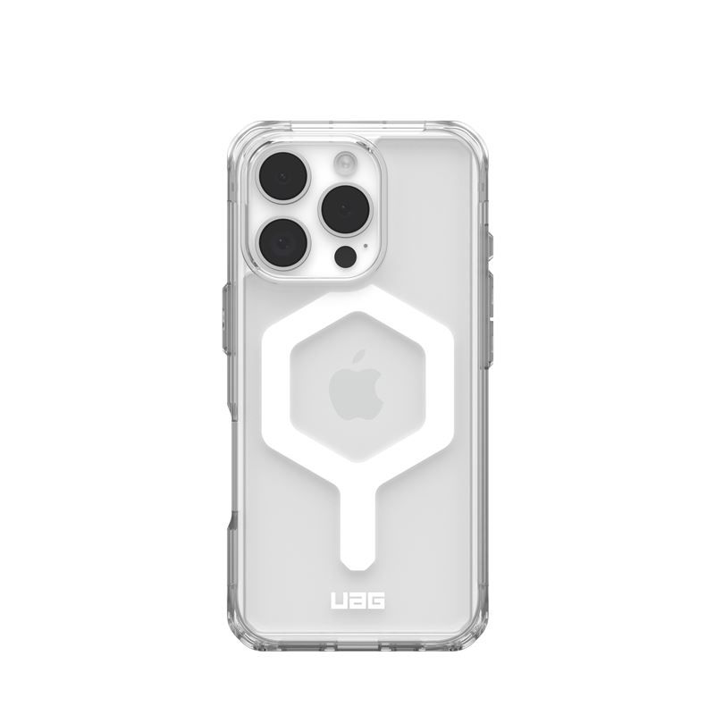 UAG Plyo Case with MagSafe (iPhone 16 Pro) - Transparent/vit | iPhone - iPhone 16 Pro - Skal & fodral - Extra tåliga | AlltMobil