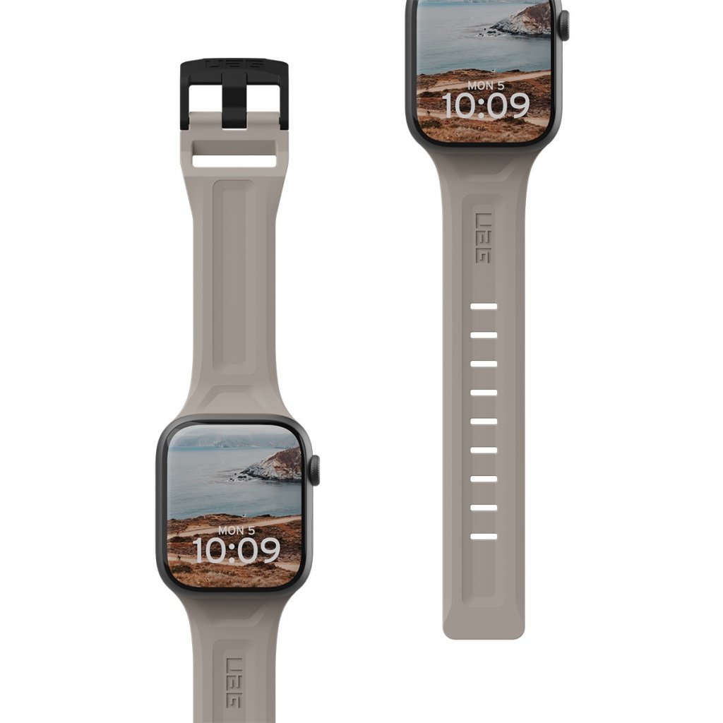 UAG Scout Silicone Watch Strap (Watch 49/46/45/44/42mm) - Beige | Apple Watch - Series 5 - 44 mm - Armband | AlltMobil