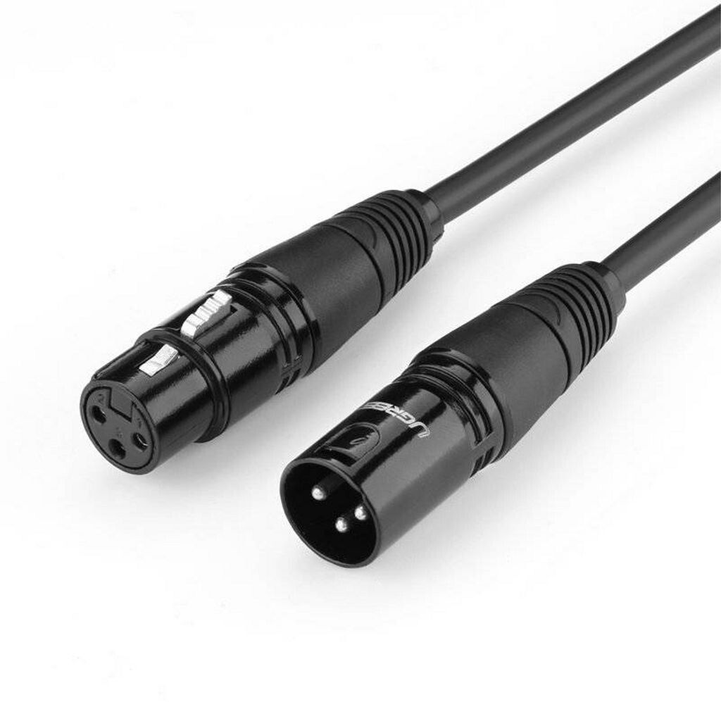 Ugreen XLR Male to Female Microphone Extension Cable | iPhone - Generella tillbehör - Foto & film - Mikrofoner - Adaptrar & kablar | AlltMobil