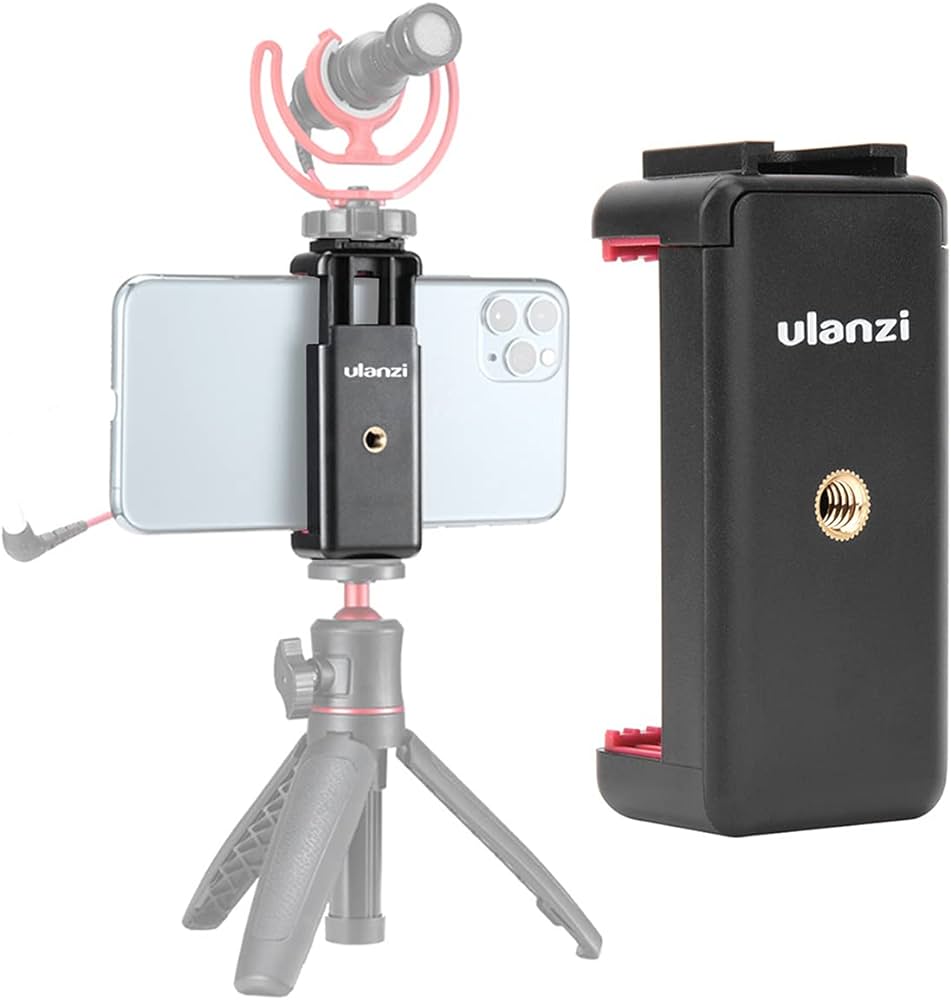 Ulanzi ST-07 Phone Tripod Mount - Vit | iPhone - iPhone 12 mini - Foto & film - Stativhållare | AlltMobil