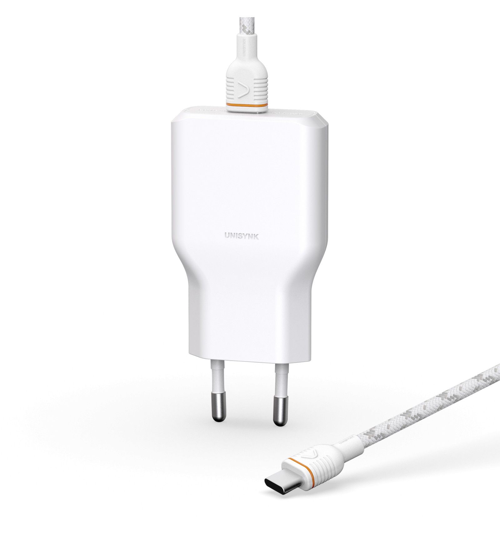 Unisynk 36W Slim Charger + USB-C to USB-C Cable | Tillbehör - Laddare - Väggladdare - Med USB-C-kabel | AlltMobil