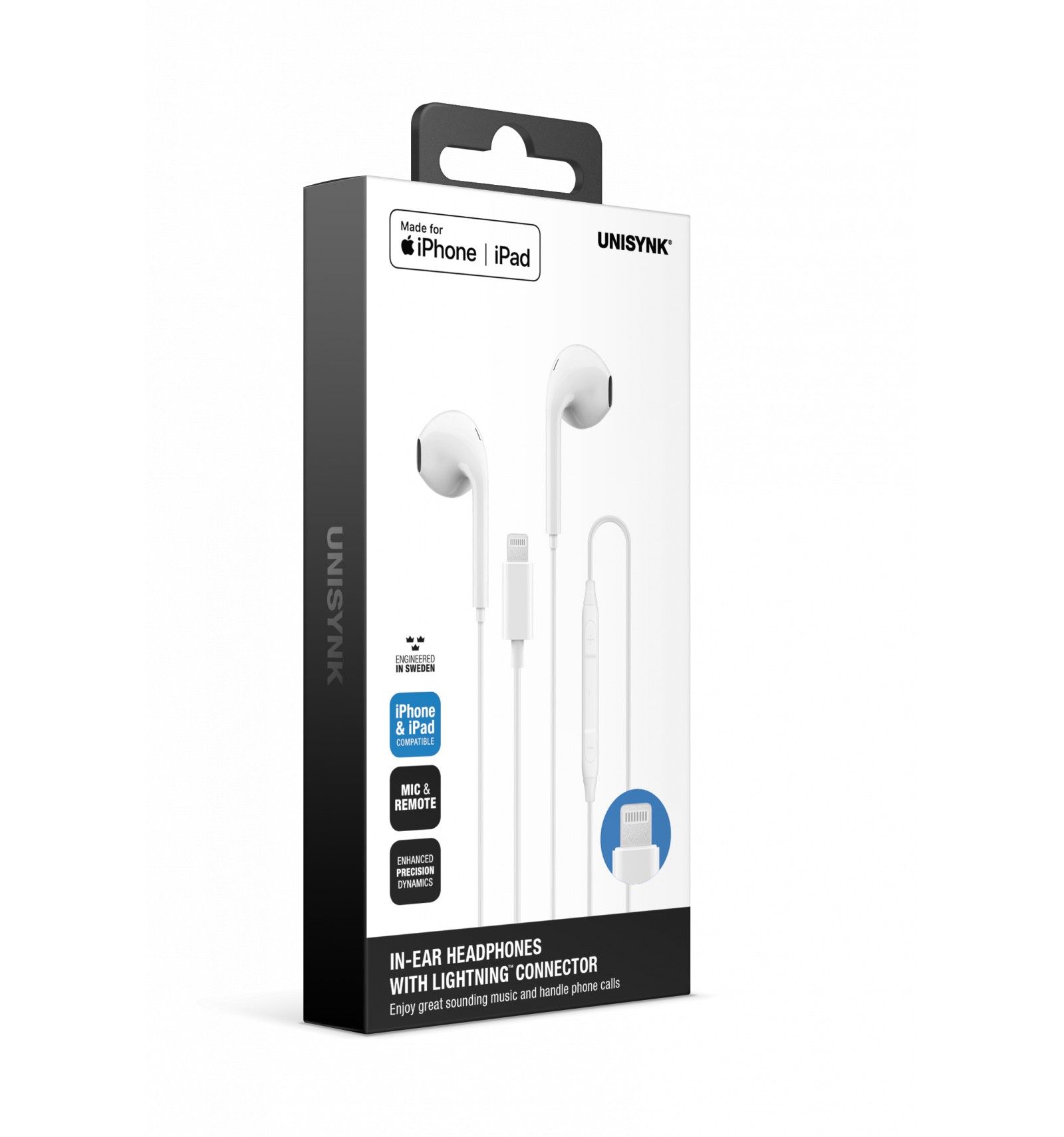 Unisynk InEar Headphones with Lightning Connector