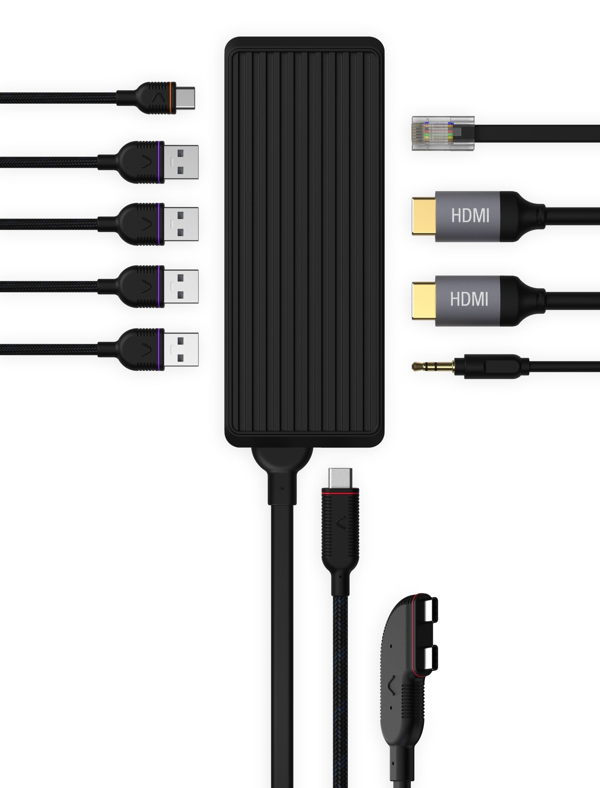 Unisynk USB-C-Hubb V2 8 portar - Mac-tillbehör