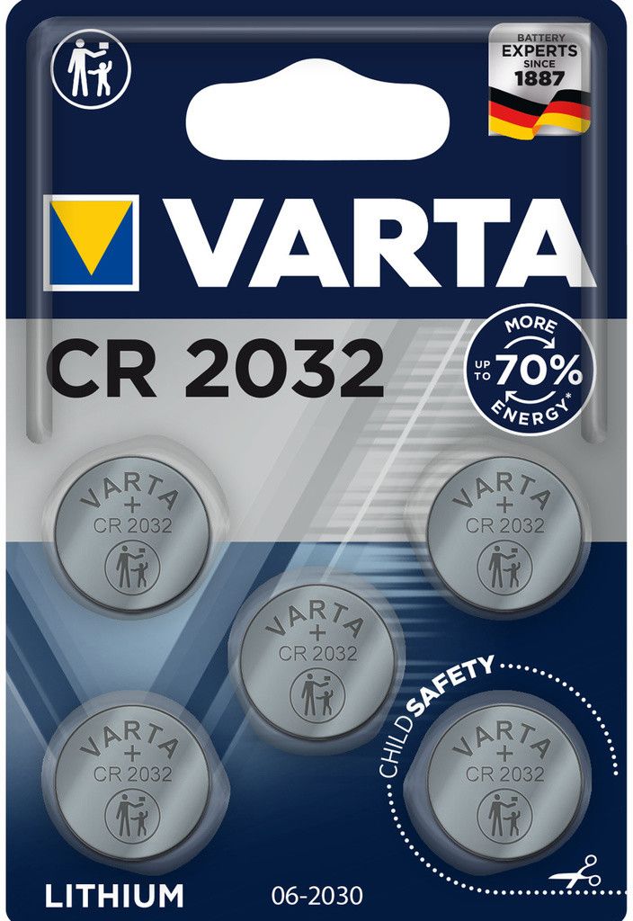 Varta CR2032 Lithium Knappcellsbatteri - 5-pack