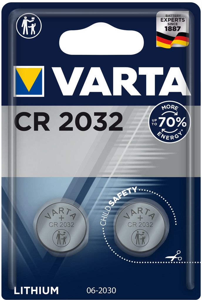 Varta CR2032 Lithium Knappcellsbatteri - 2-pack