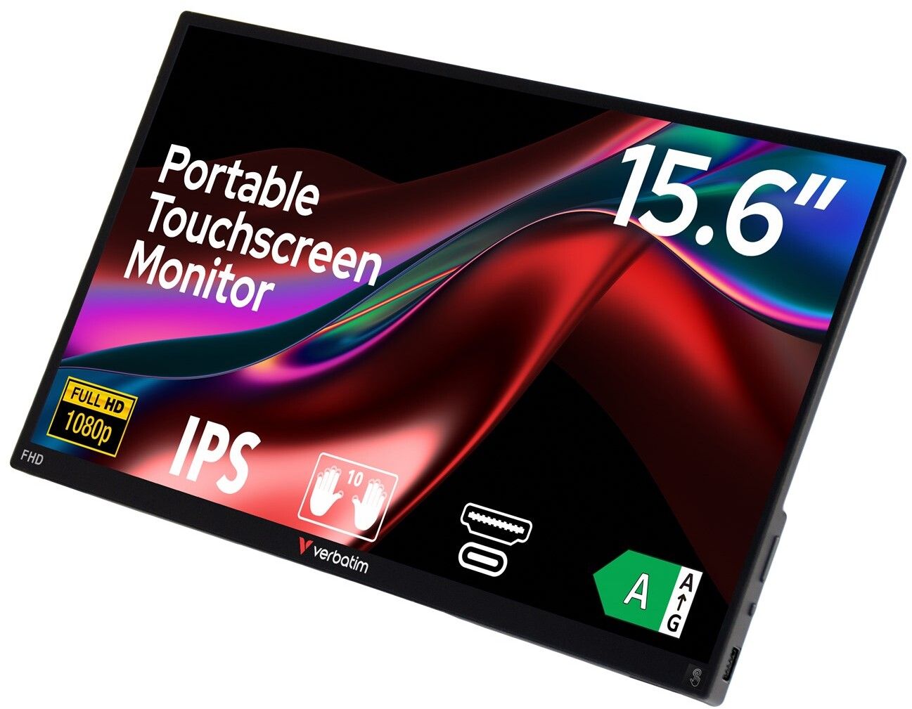 Verbatim Portable Touchscreen Monitor 15.6"