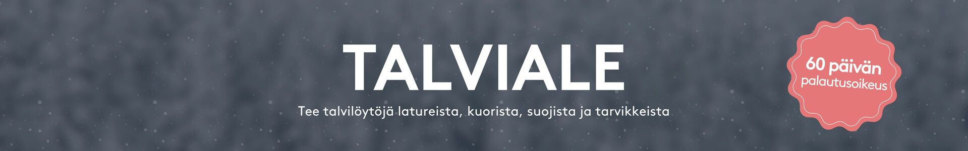 Talvialennus mobiilitarvikkeille