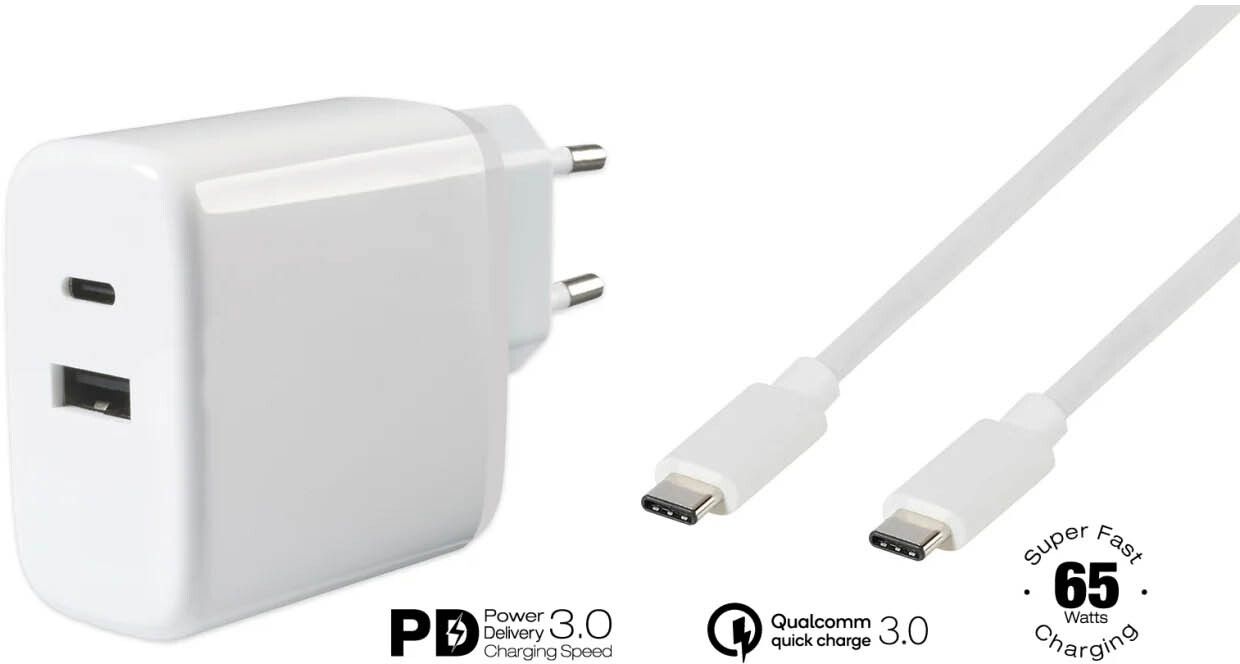 Vivanco 65W Super Fast USB-C Charger Set