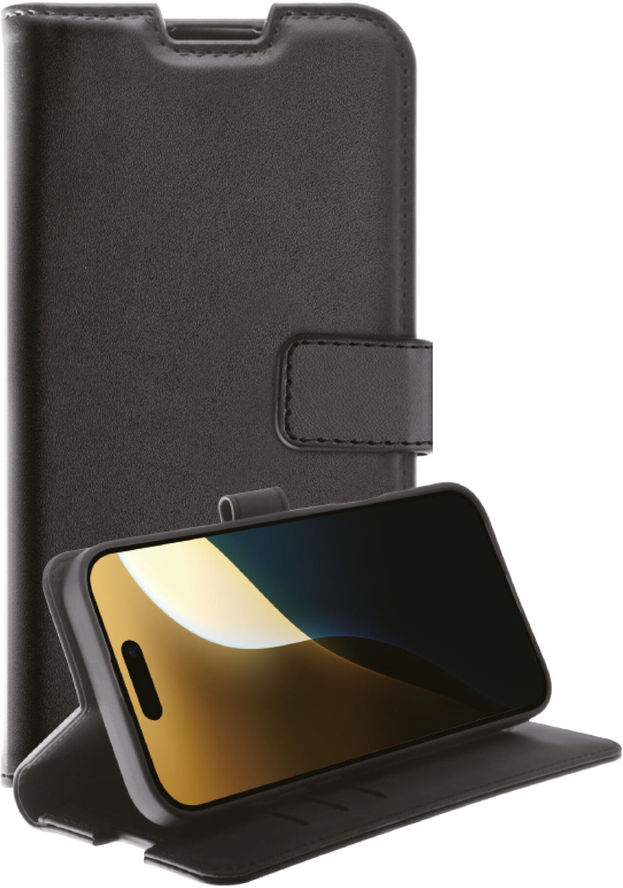 Vivanco Classic Plånboksfodral (iPhone 16 Pro Max) - Svart | iPhone - iPhone 16 Pro Max - Skal & fodral - Plånboksfodral | AlltMobil