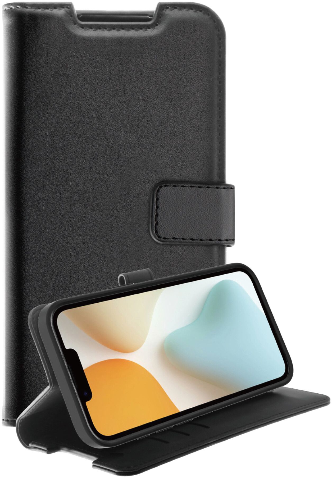 Vivanco Classic Plånboksfodral (iPhone 16e) - Svart | iPhone - iPhone 16e - Skal & fodral - Läderfodral | AlltMobil