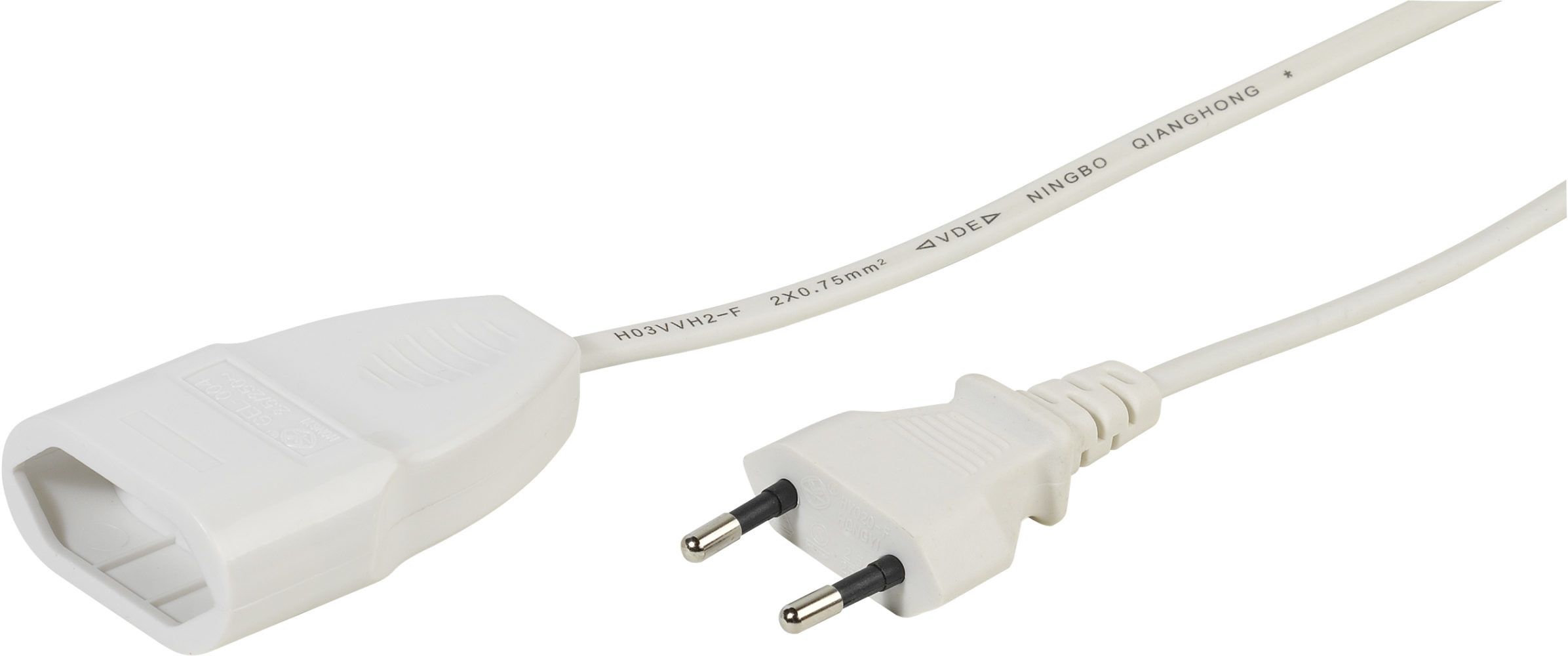 Vivanco Euro Extension Lead - 5 meter